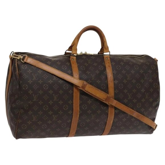 LOUIS VUITTON Monogram Keepall Bandouliere Boston Bag - Picture 1 of 16